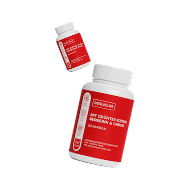 Berlislim — verpakking met groene thee-extract, berberine en chroom, 30 capsules
